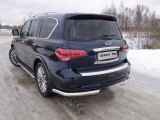 Защита задняя уголки для Инфинити QX80 2014 - TCC INFQX8014-10 Защита задняя уголки для Инфинити QX80 2014 - TCC INFQX8014-10