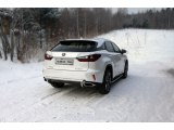 Защита заднего бампера высокая для Лексус RX200t, 2015- Защита заднего бампера высокая для Лексус RX200t, 2015-