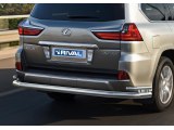 Защита задняя сплошная на Лексус ЛХ (Lexus LX 570 и LX 450) Защита задняя сплошная на Лексус ЛХ (Lexus LX 570 и LX 450)