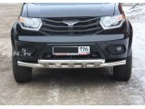 Защита переднего бампера клыки для Уаз Патриот ( UAZ Patriot 4x4 ) Защита переднего бампера клыки для Уаз Патриот ( UAZ Patriot 4x4 )