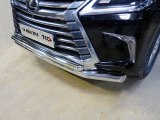 Защита переднего бампера двойная для Лексус LX450, 2015- Защита переднего бампера двойная для Лексус LX450, 2015-