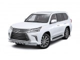 Защита переднего бампера клыки для Лексус LX570/450, 2015- Защита переднего бампера клыки для Лексус LX570/450, 2015-