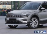 Защита переднего бампера для Фольксваген Тигуан 2017- Защита переднего бампера для Фольксваген Тигуан 2017-