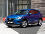 Защита порогов труба для Mazda CX-5 Защита порогов труба для Mazda CX-5