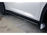 Пороги овальные с пластиковой накладкой для Лексус RX200t, 2015- Пороги овальные с пластиковой накладкой для Лексус RX200t, 2015-