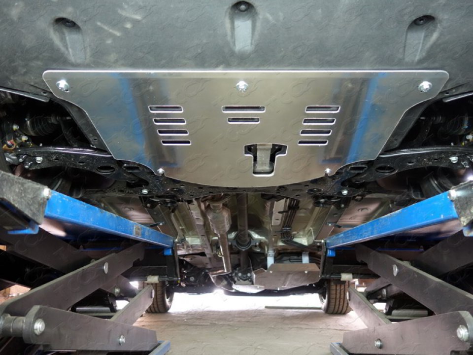 Защита картера двигателя (алюминий) 4 мм для Киа Соренто 2015