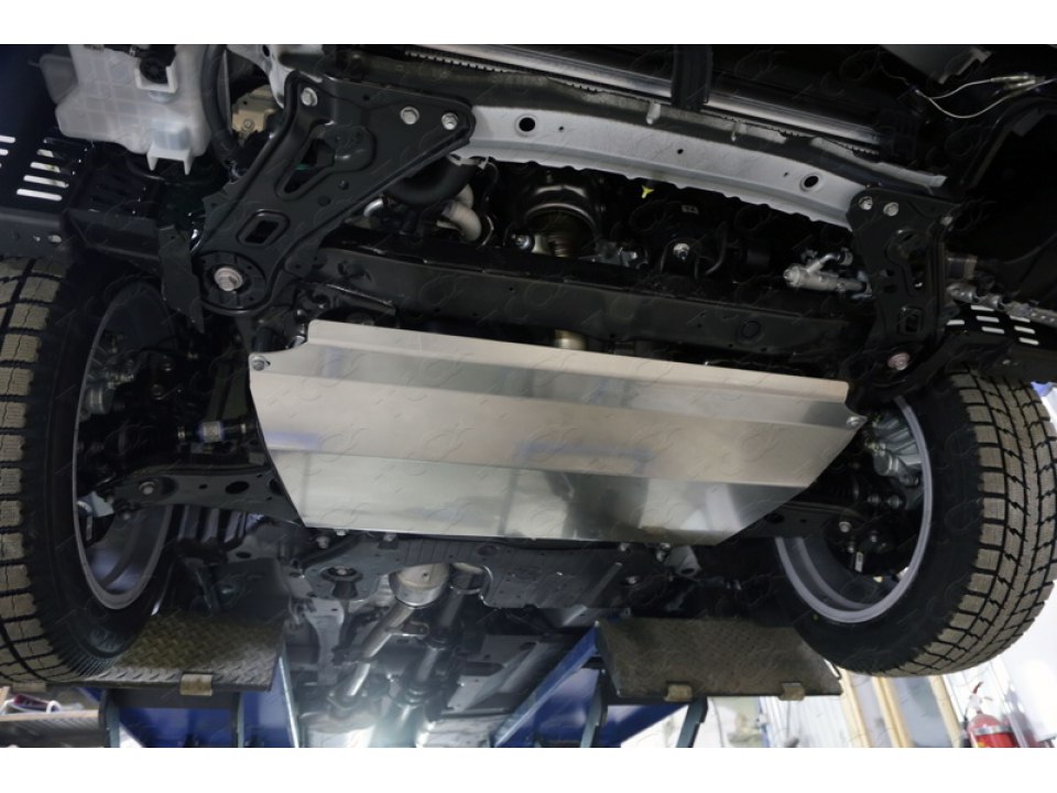 Защита картера двигателя алюминий для Лексус RX200t, 2015-