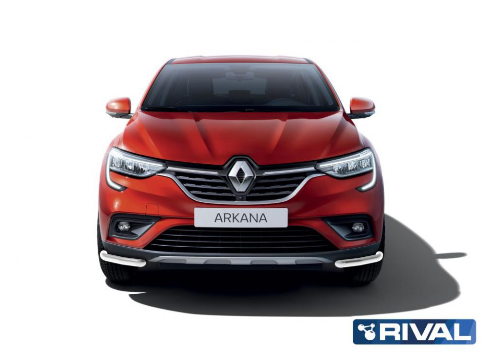 Защита переднего бампера уголки на Renault Arkana