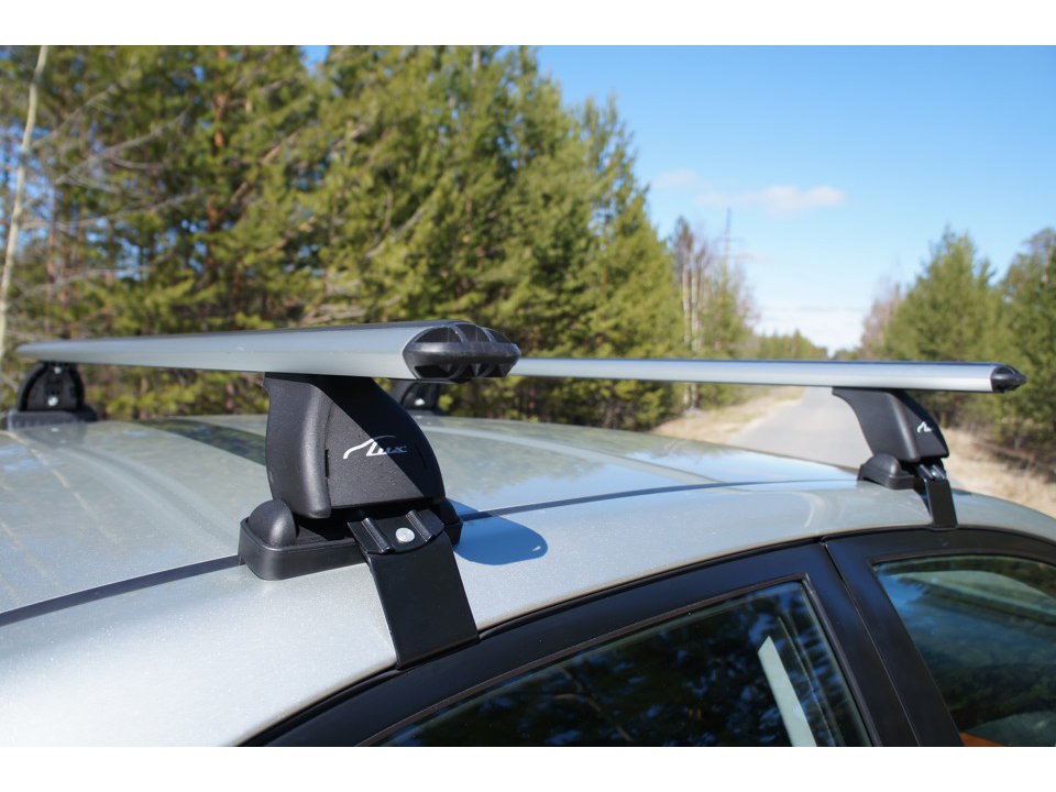 Багажник на крышу для Фольксваген Поло седан аэродинамический профиль