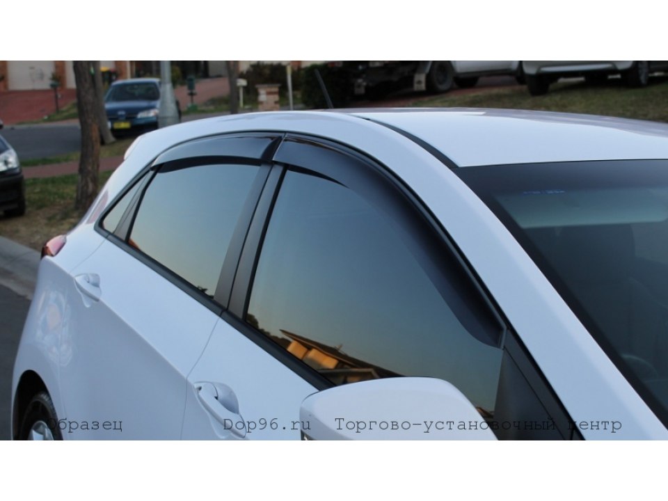 Дефлекторы окон на Хонду ЦРВ (ветровики Honda CR-V) 2013-